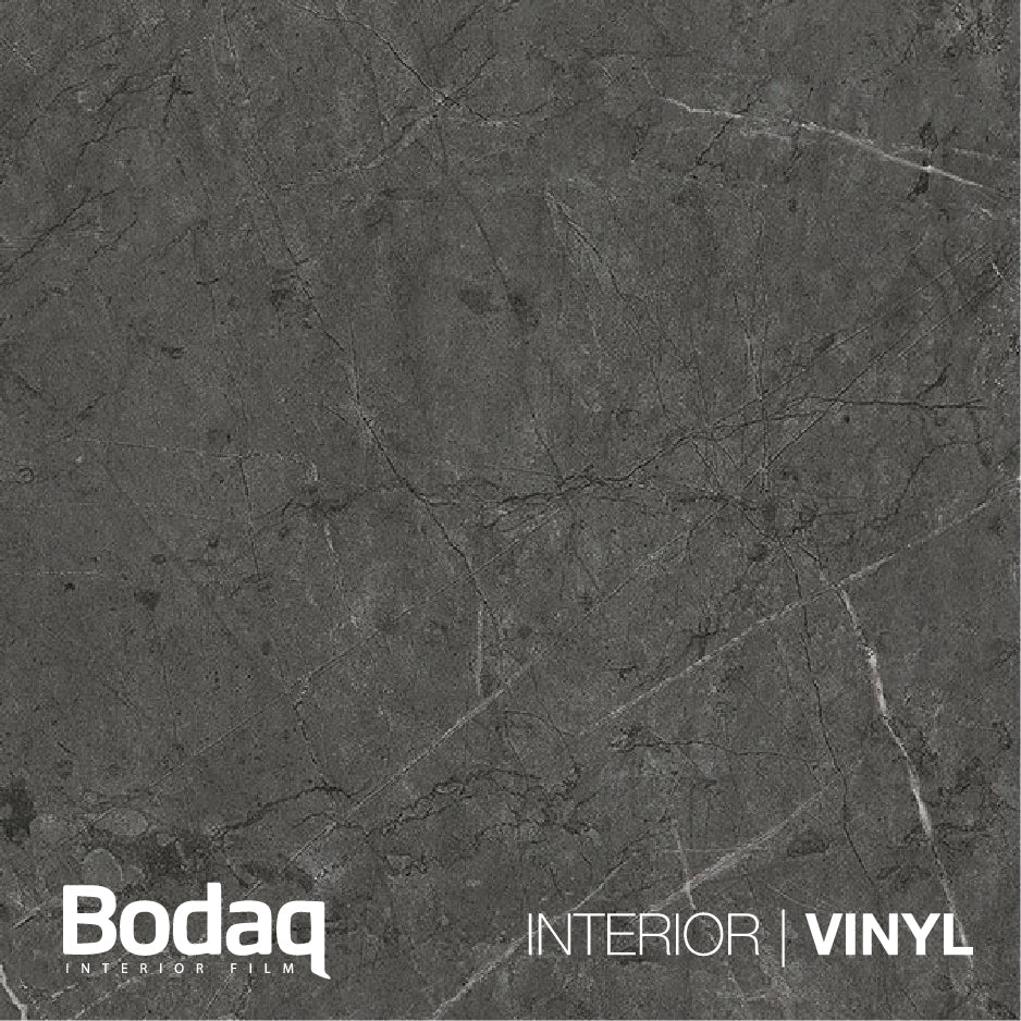 BODAQ Interior Film PM007 Dark Grey Marble 1220mm Interieurfolie